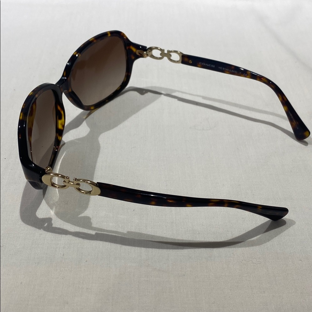 Coach Tortoise Shell Sunglasses - Picture 6 of 10